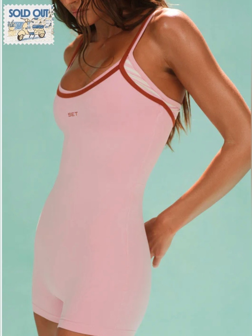 Set Active Small Saint Tropez Cloud Ballet Shorty Suit. 💕⚡️